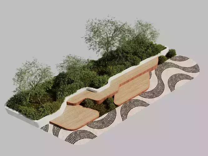 outdoor street plaza