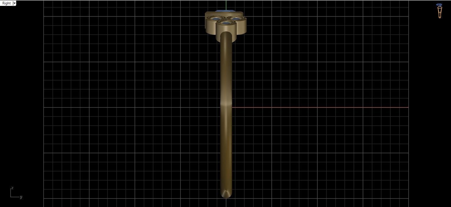 Basel ring with Heart diamond 3D print model_21