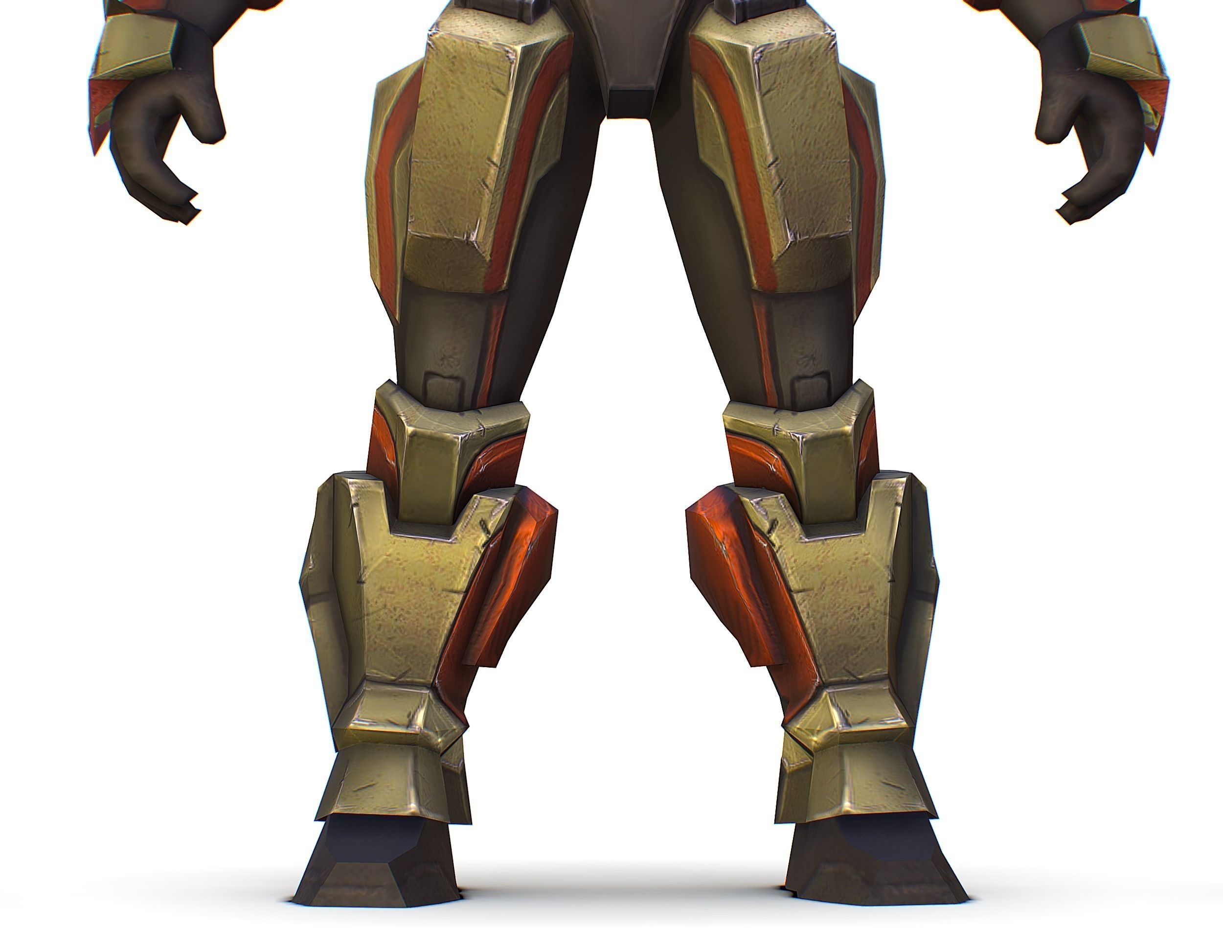 Sci-Fi Man Cyborg - Male Drone Sniper Soldier Low-poly 3D model_28