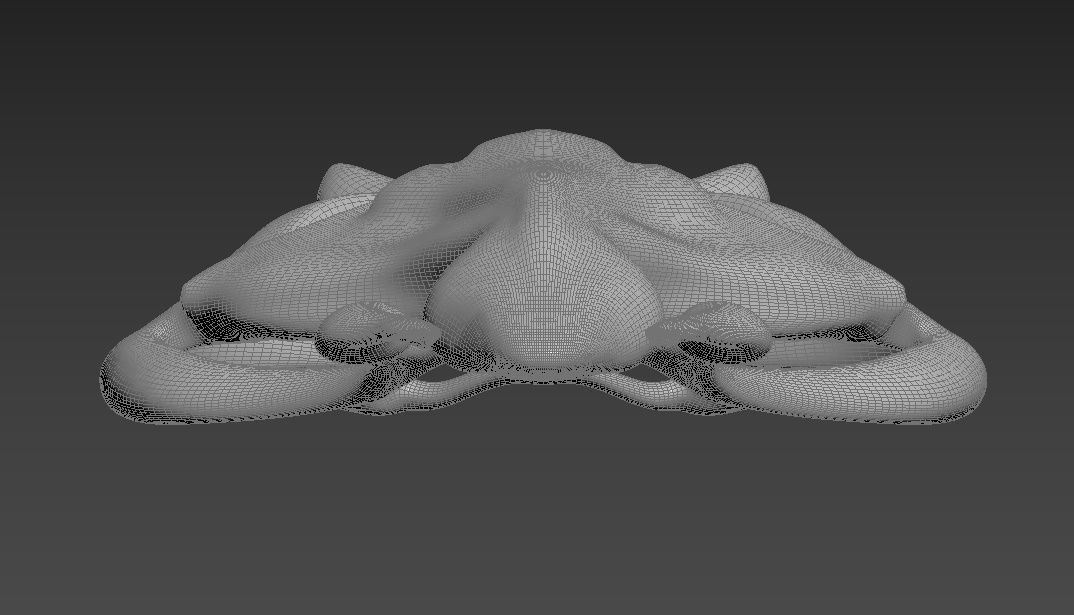 Alien spacecraft 3D model_8