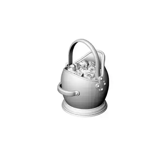 Dolls House Miniature Fireside Coal Bucket 12th Scale 3D print model