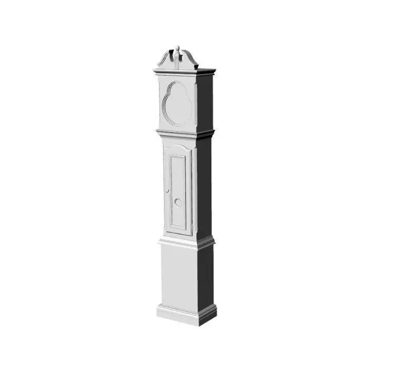 Dolls House Miniature Grandfather Clock 12th Scale 3D print model