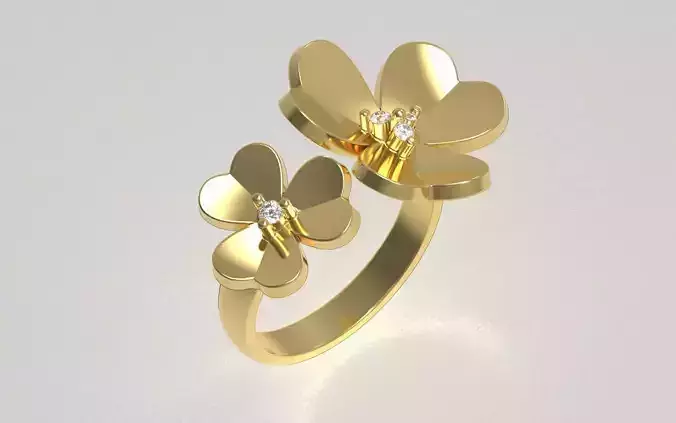Ring Frivole Van Cleef 3D print model