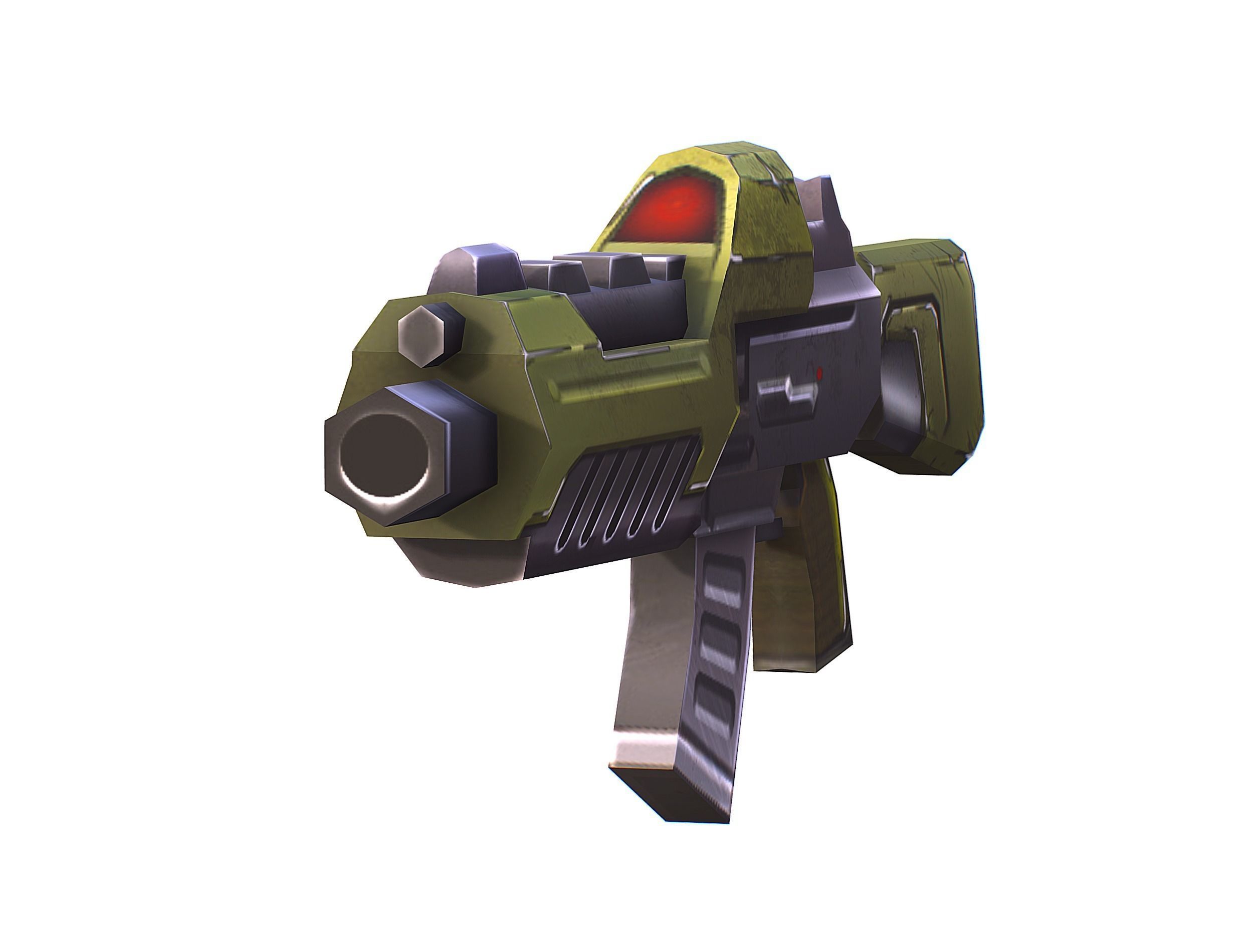 Sci-Fi Man Cyborg - Male Drone Trooper Soldier Low-poly 3D model_51