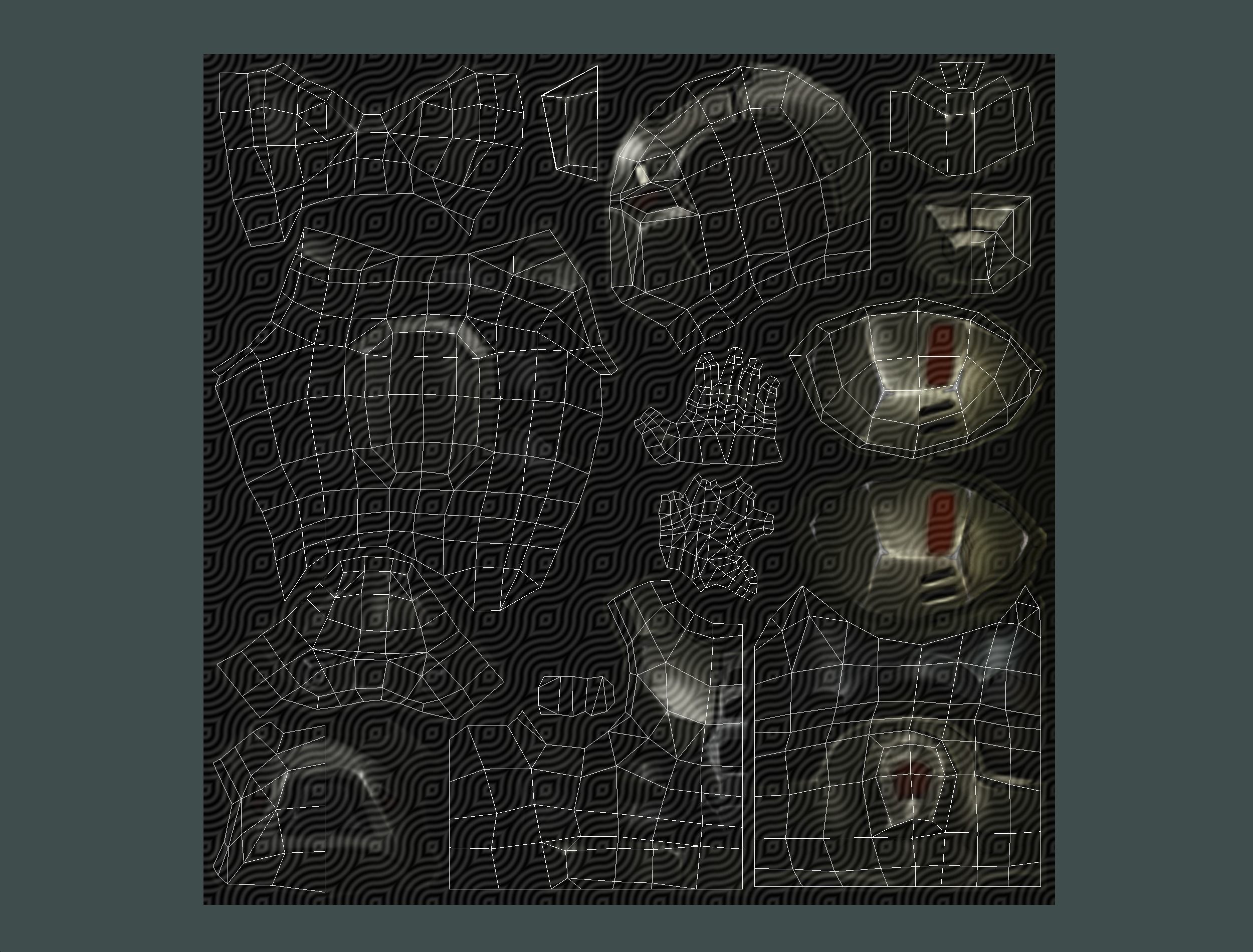 Sci-Fi Man Cyborg - Male Drone Trooper Soldier Low-poly 3D model_58