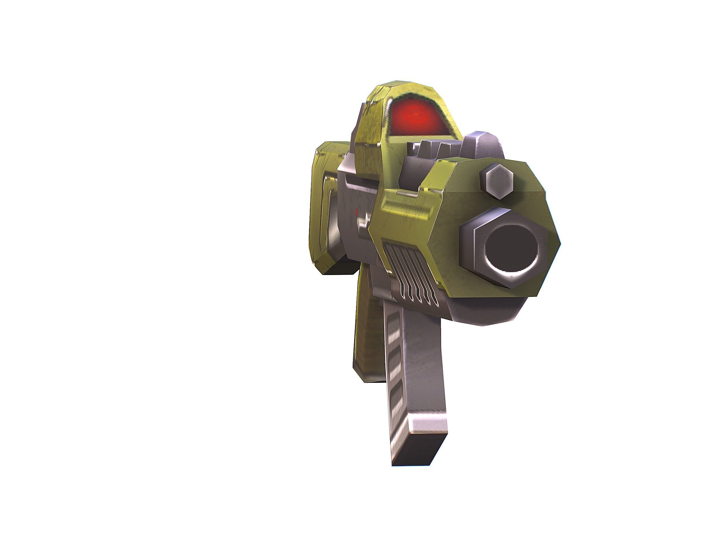 Sci-Fi Man Cyborg - Male Drone Trooper Soldier Low-poly 3D model_53