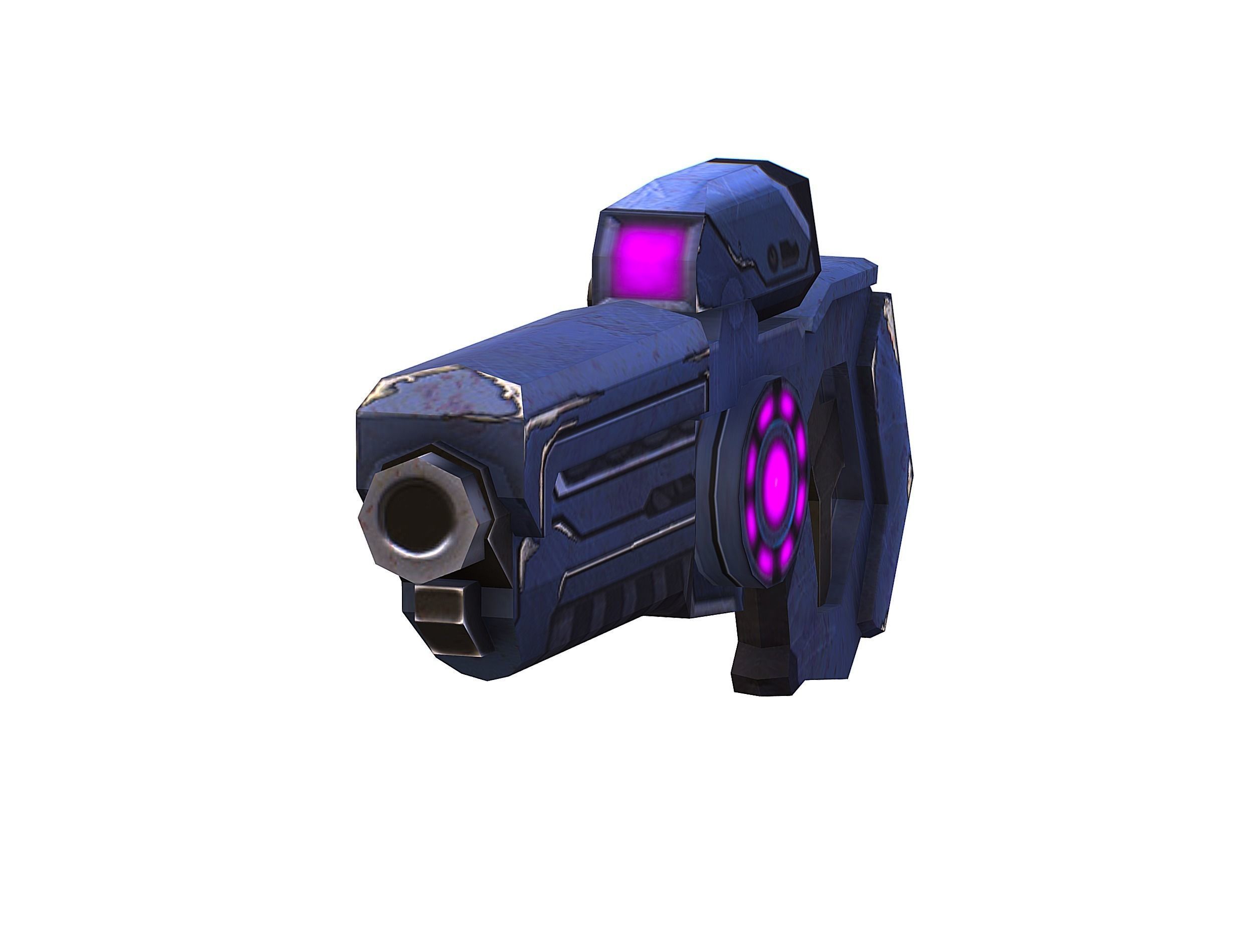 Sci-Fi Male Cyborg - Man Drone Heavy Trooper Bandit Low-poly 3D model_49