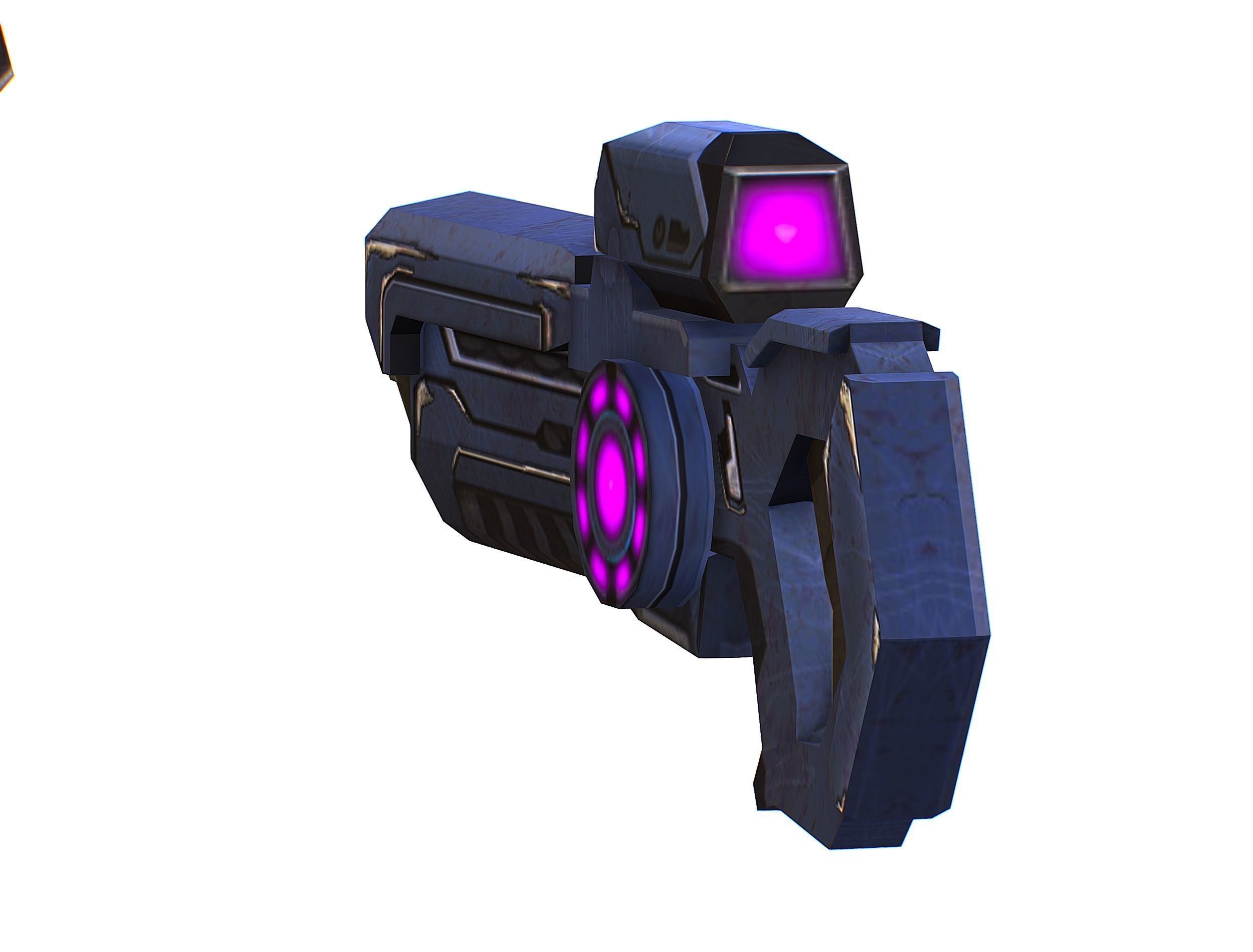 Sci-Fi Male Cyborg - Man Drone Heavy Trooper Bandit Low-poly 3D model_45