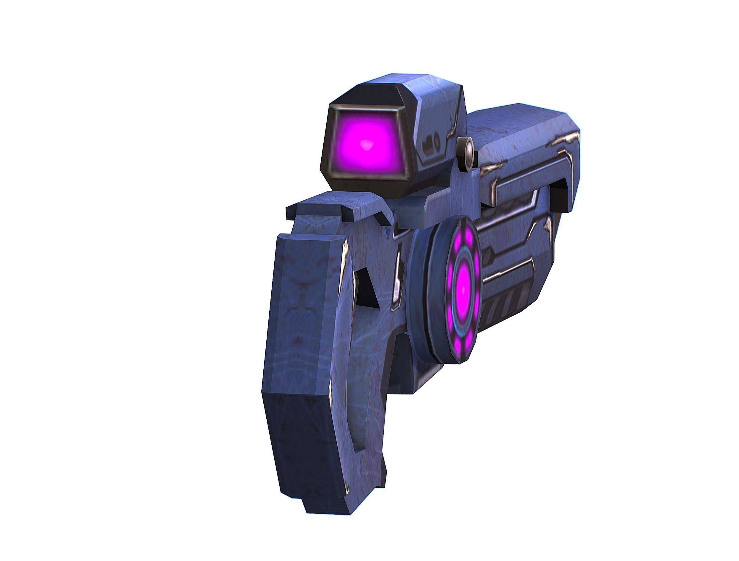 Sci-Fi Male Cyborg - Man Drone Heavy Trooper Bandit Low-poly 3D model_43