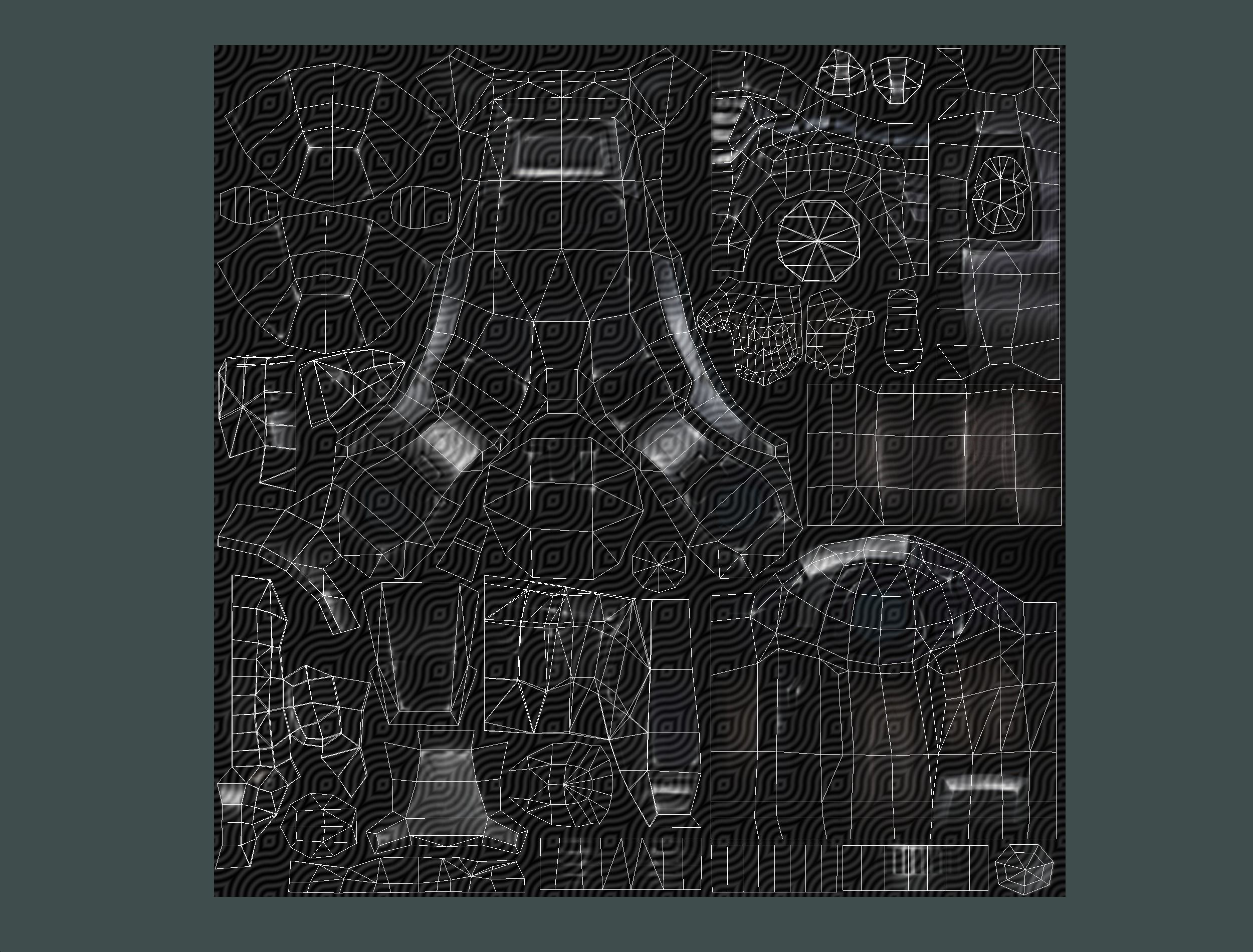 Sci-Fi Male Cyborg - Man Drone Heavy Trooper Bandit Low-poly 3D model_55