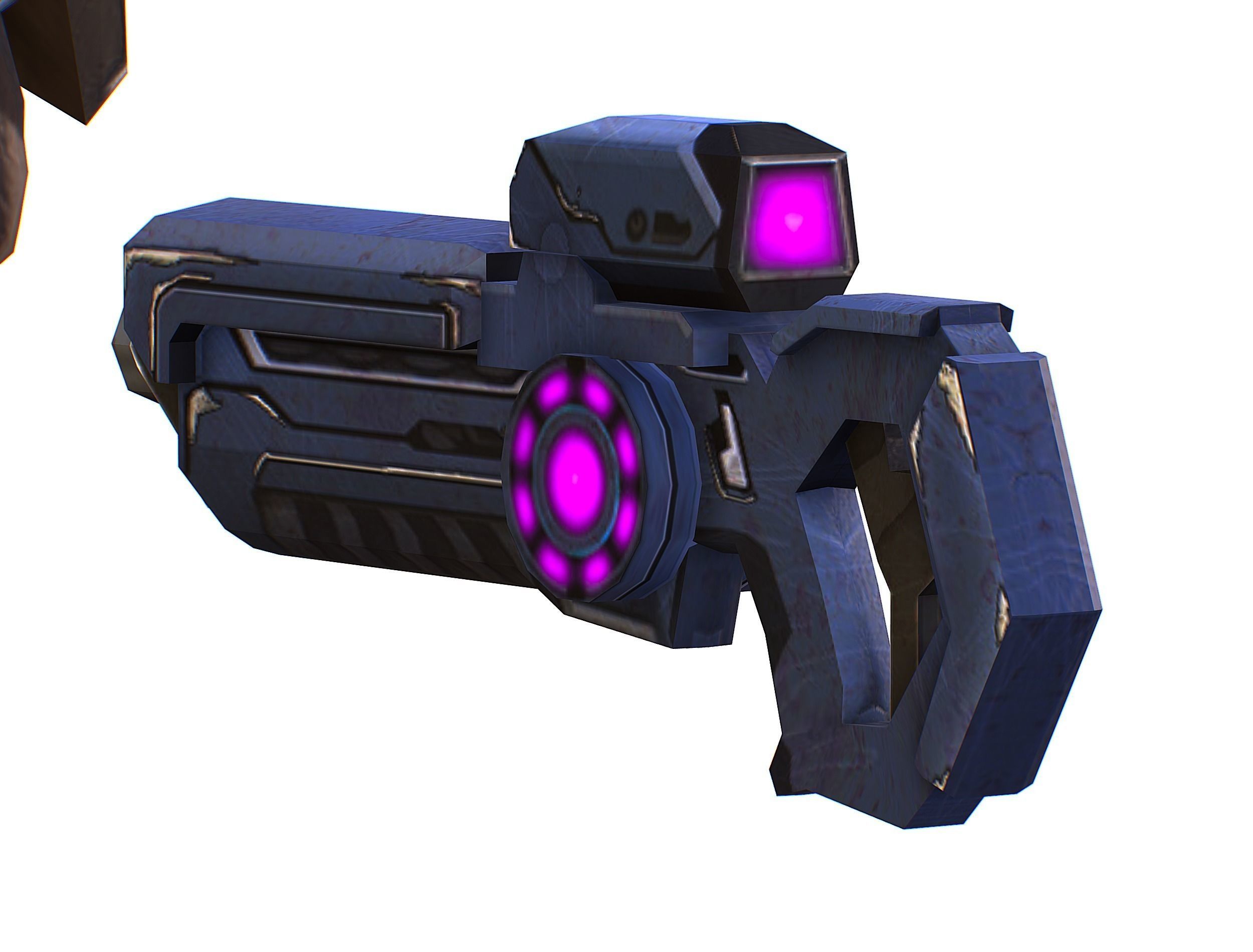 Sci-Fi Male Cyborg - Man Drone Heavy Trooper Bandit Low-poly 3D model_46