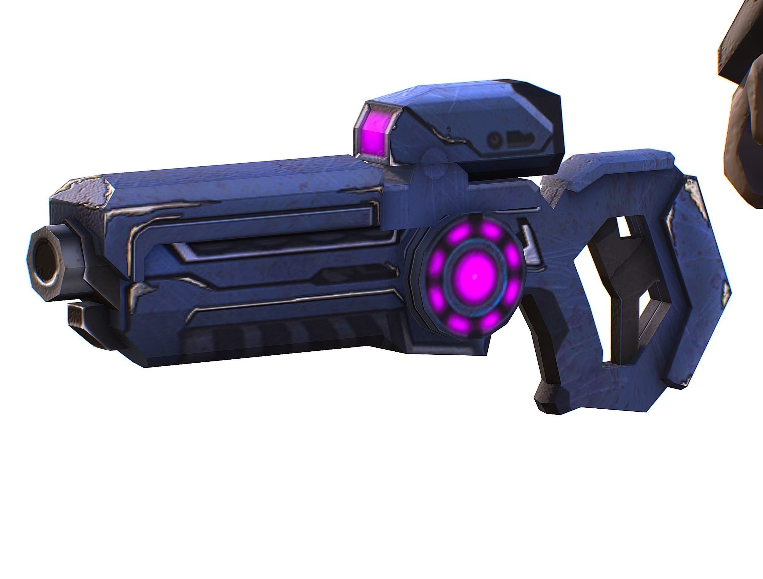 Sci-Fi Male Cyborg - Man Drone Heavy Trooper Bandit Low-poly 3D model_47