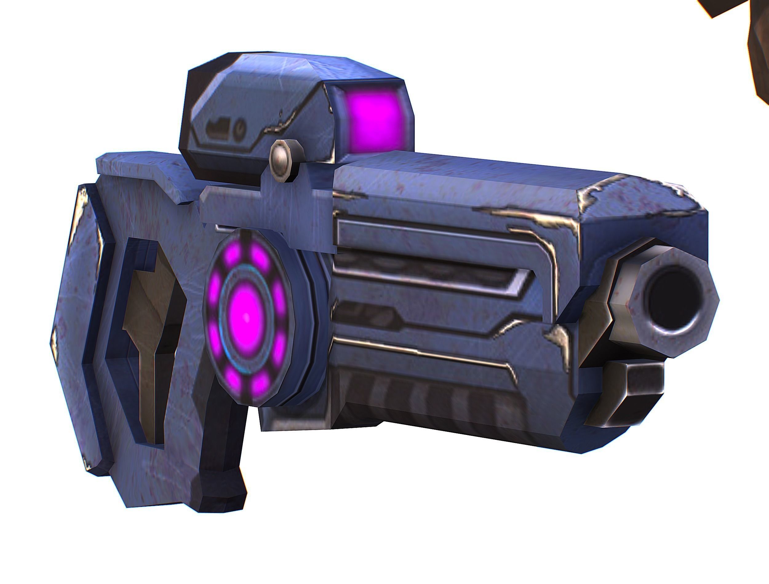 Sci-Fi Male Cyborg - Man Drone Heavy Trooper Bandit Low-poly 3D model_37