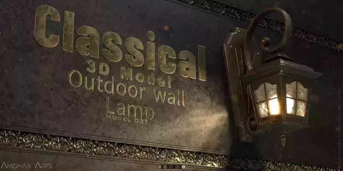 CLASSICAL OUTDOOR WALL LAMP -Model 02-Hight and