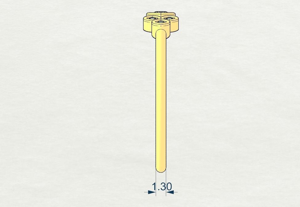 Its Basel ring with Round cut diamond 3D print model_8