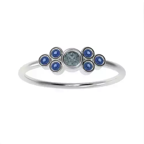 Its Basel ring with Round cut diamond