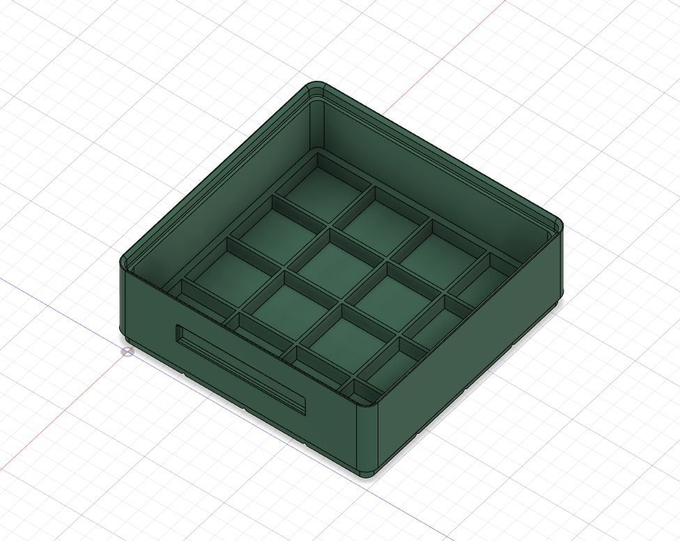Stackable Revell Aqua Color Paint 18ml Container Storage Boxes 3D print model_8