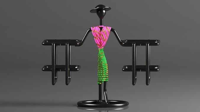  Creative in innovation Metal Stylish Tabletop Remote Holder 3D print model