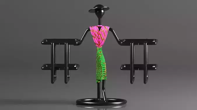  Creative in innovation Metal Stylish Tabletop Remote Holder 3D print model