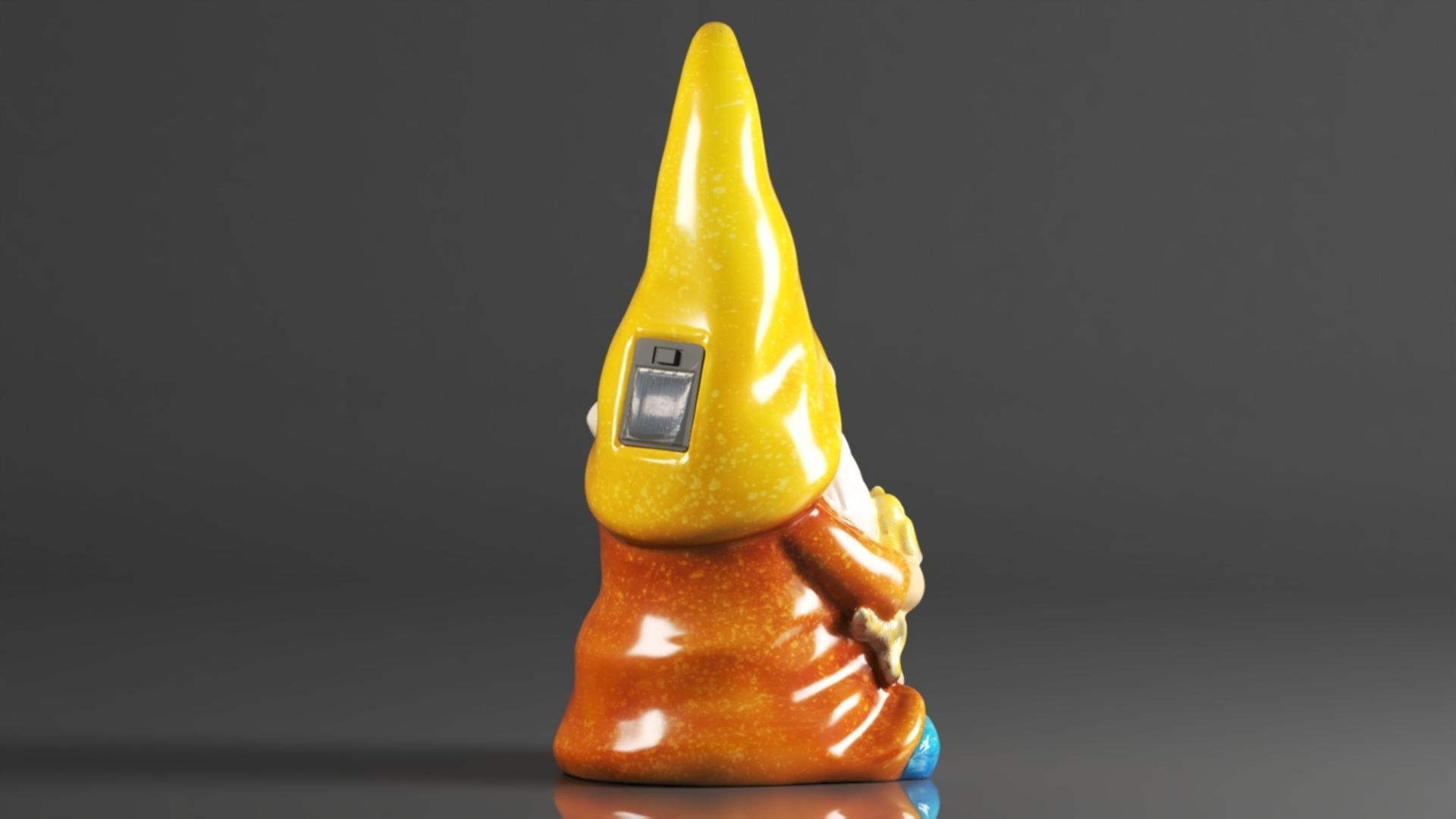 FLJZCZM Garden Gnome Statue 3D print model_4