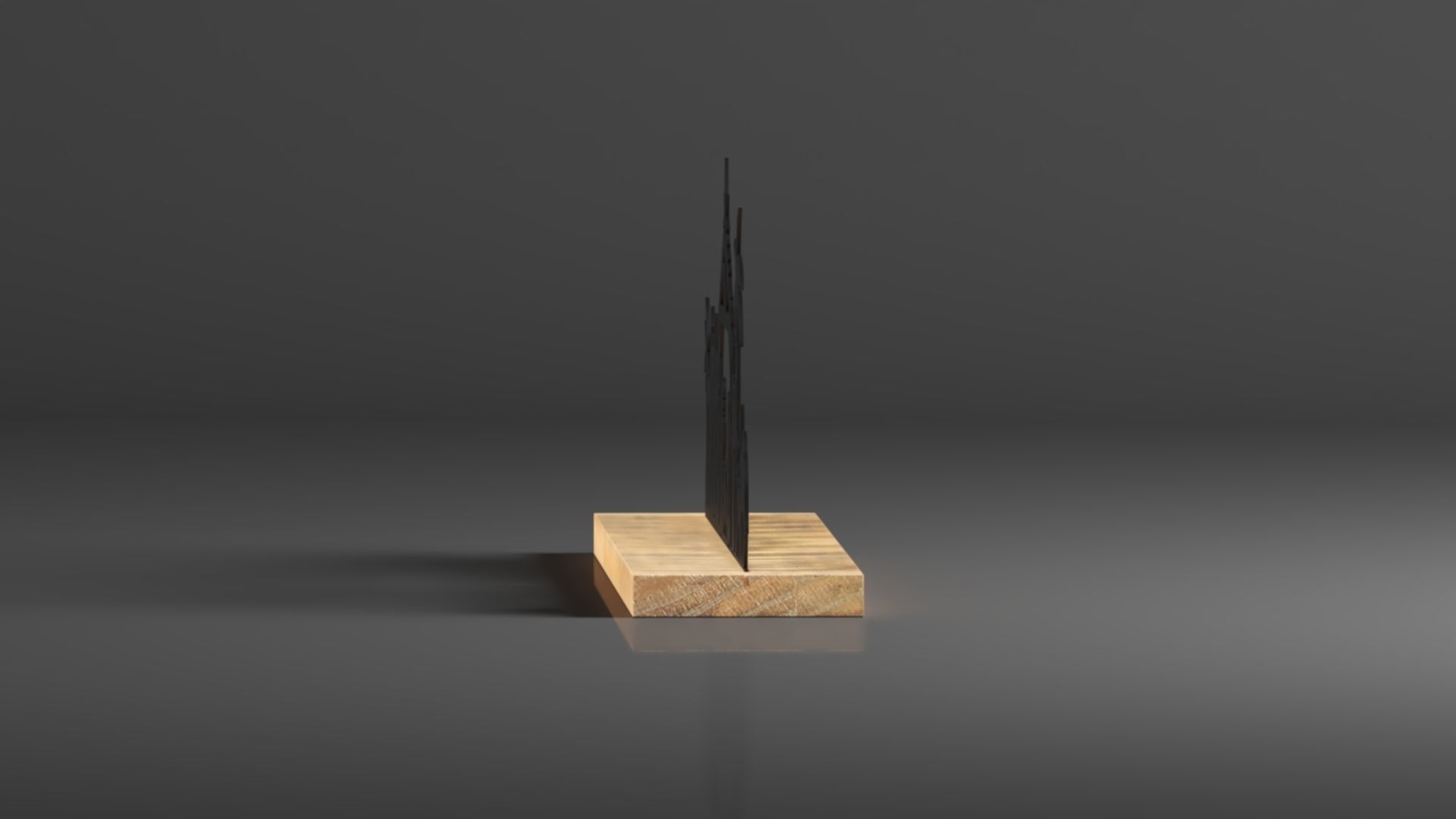 Pinkunn Nativity Sets for Christmas Indoor Decor Black Metal  3D print model_5