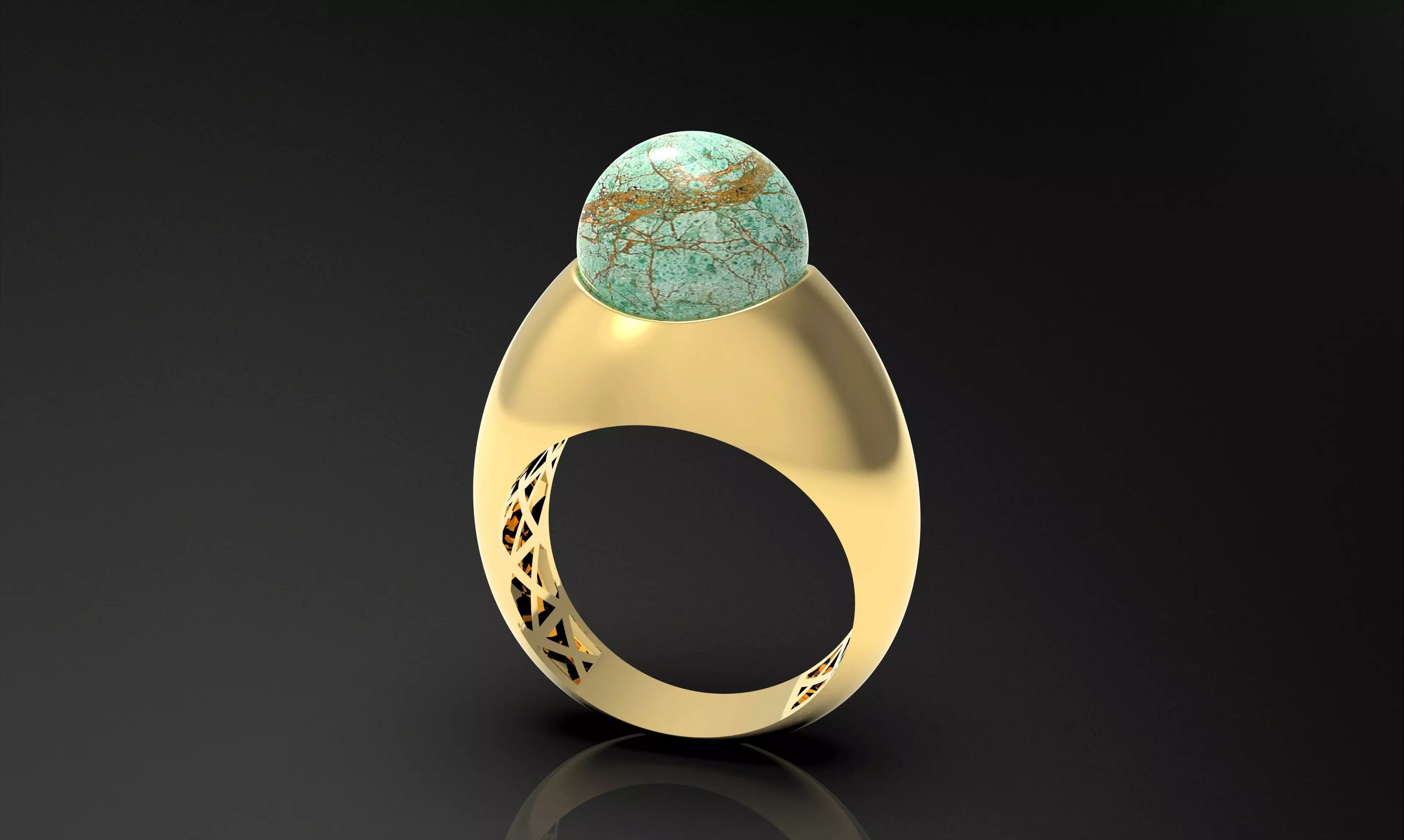 a100-44-rings Free 3D print model