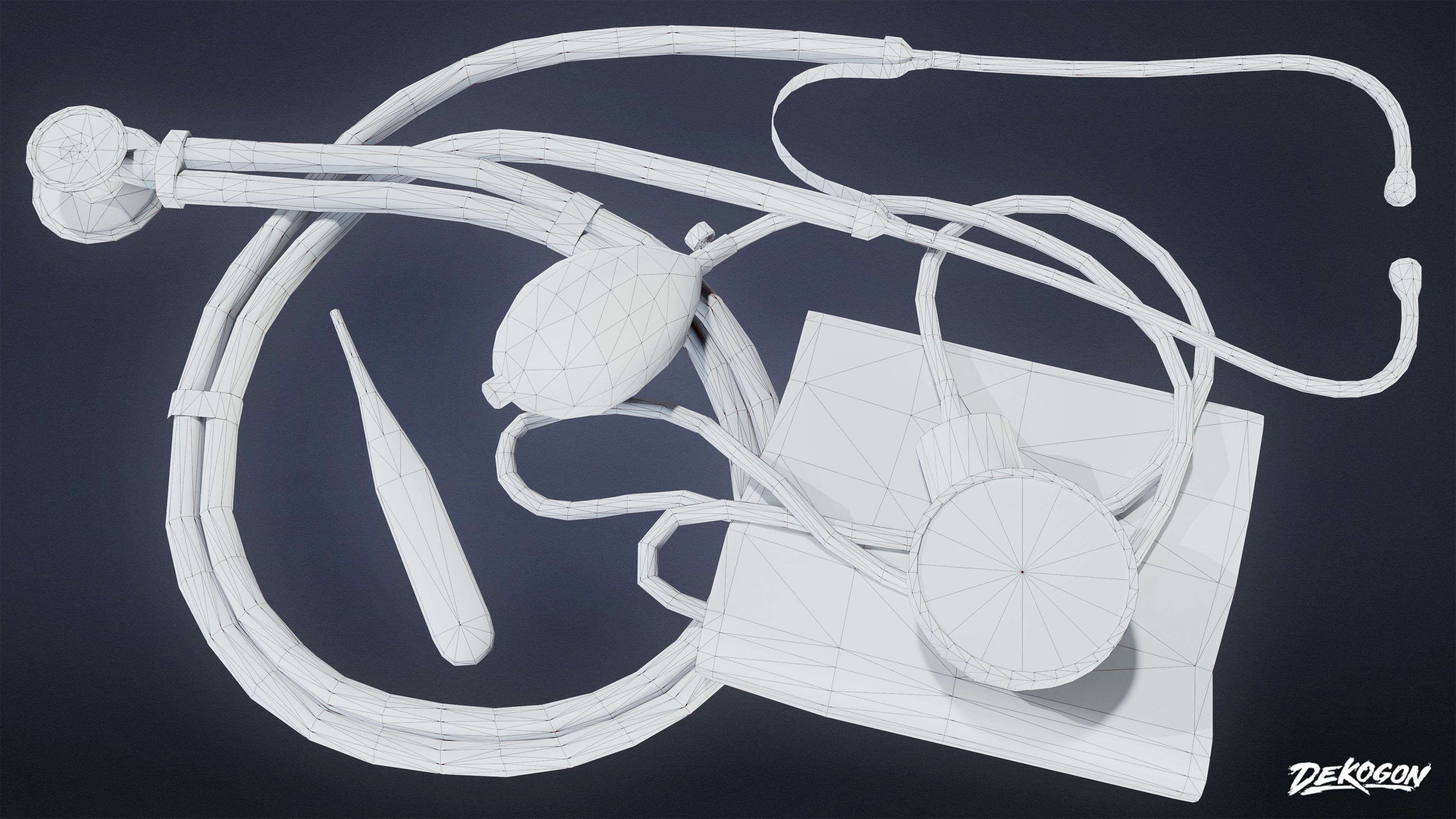 HOSPITAL - Toolkit 01 - LOW POLY Low-poly 3D model_18