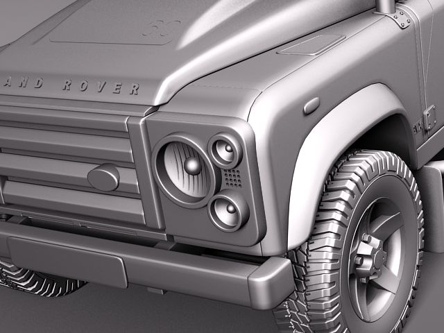 Land Rover Defender SVX 2012 3D Model 3D model_11