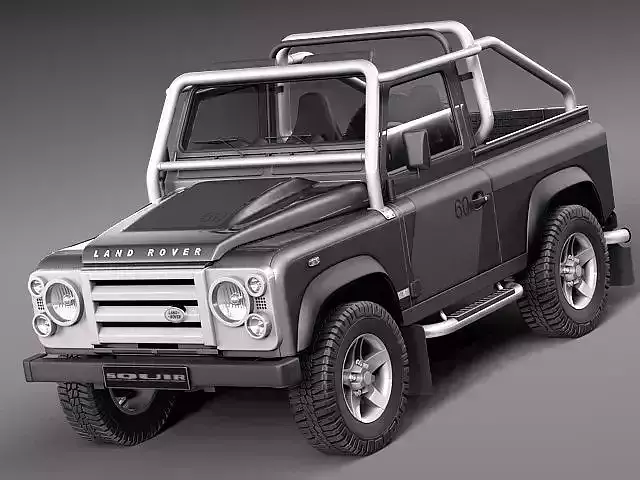 Land Rover Defender SVX 2012 3D Model 3D model
