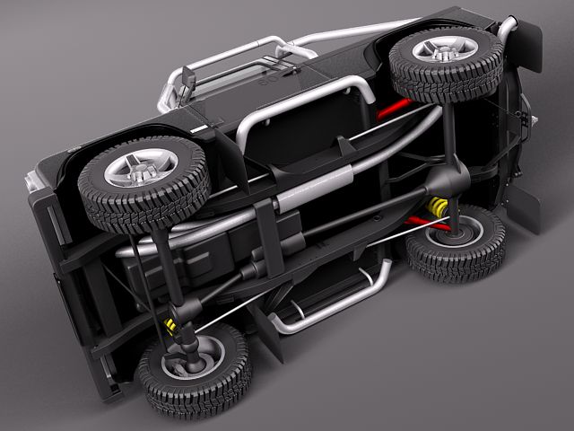 Land Rover Defender SVX 2012 3D Model 3D model_8