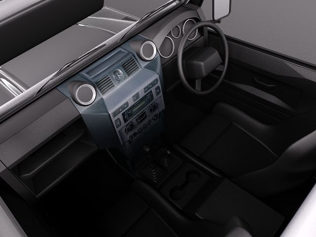 Land Rover Defender SVX 2012 3D Model 3D model_9