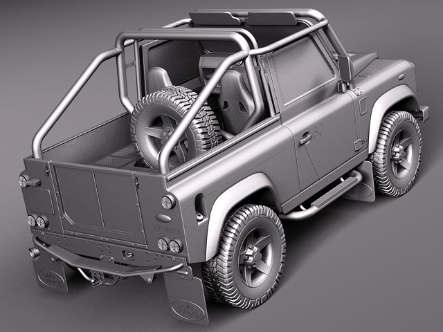 Land Rover Defender SVX 2012 3D Model 3D model_13