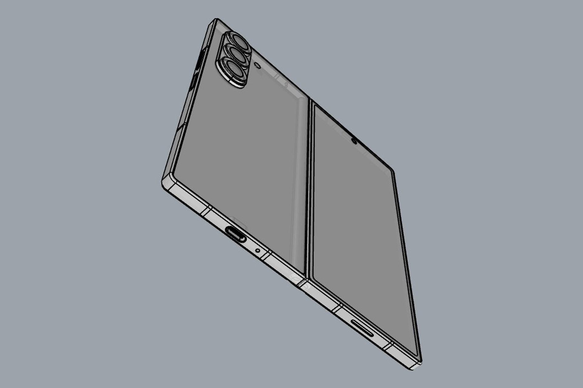 SAMSUNG Galaxy Z Fold6 All colors 2024 3D model_21