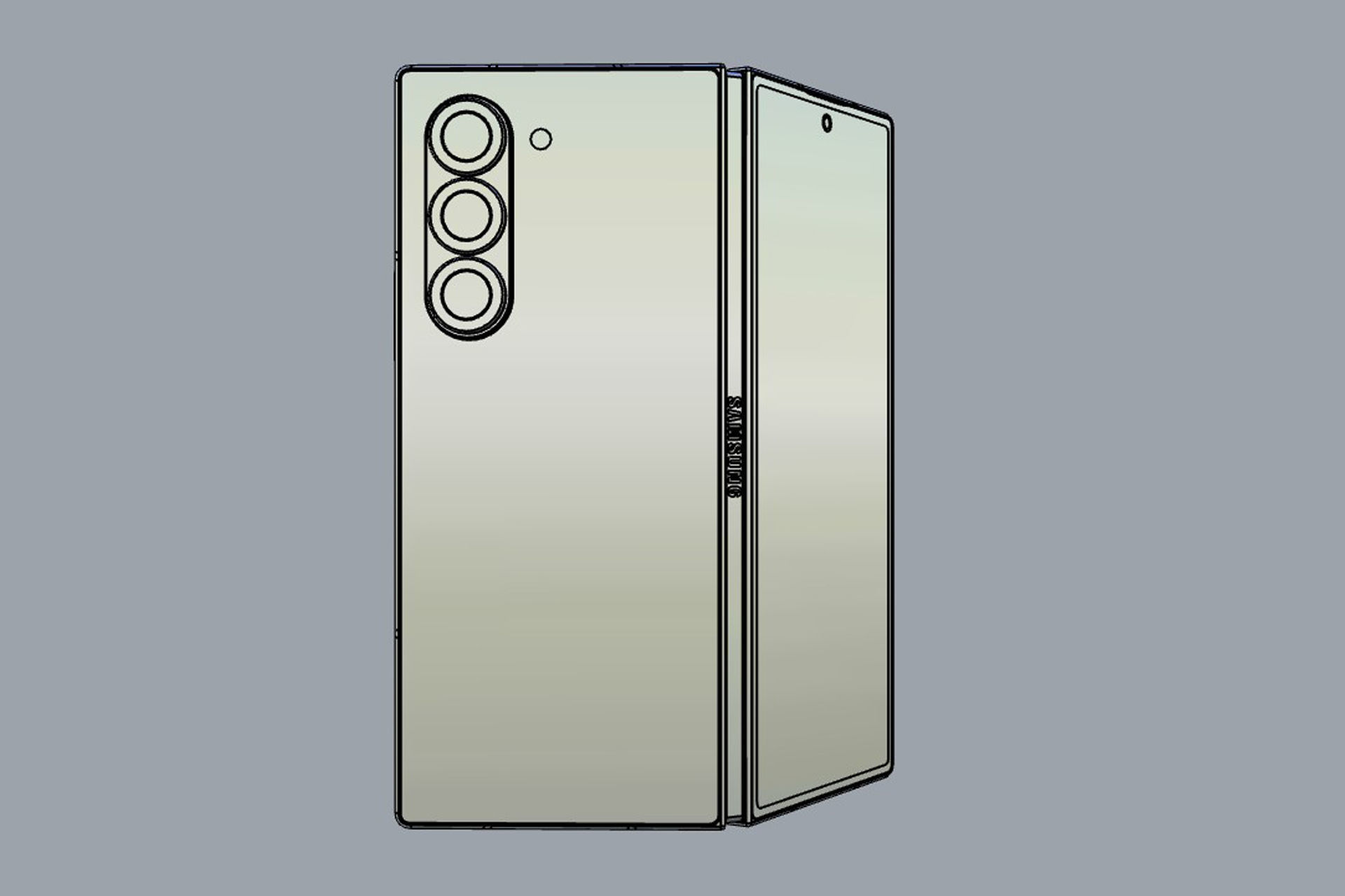 SAMSUNG Galaxy Z Fold6 All colors 2024 3D model_24