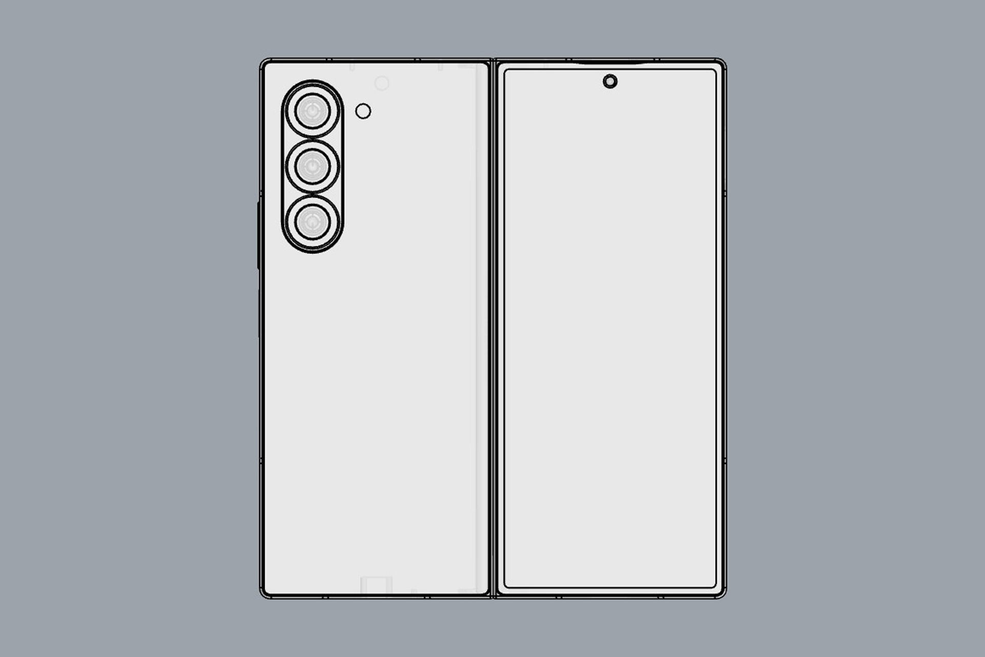 SAMSUNG Galaxy Z Fold6 All colors 2024 3D model_17