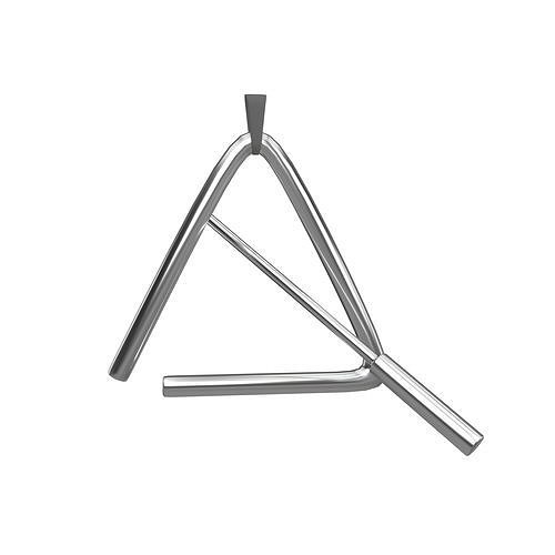 Musical Triangle v1 001 Low-poly 3D model