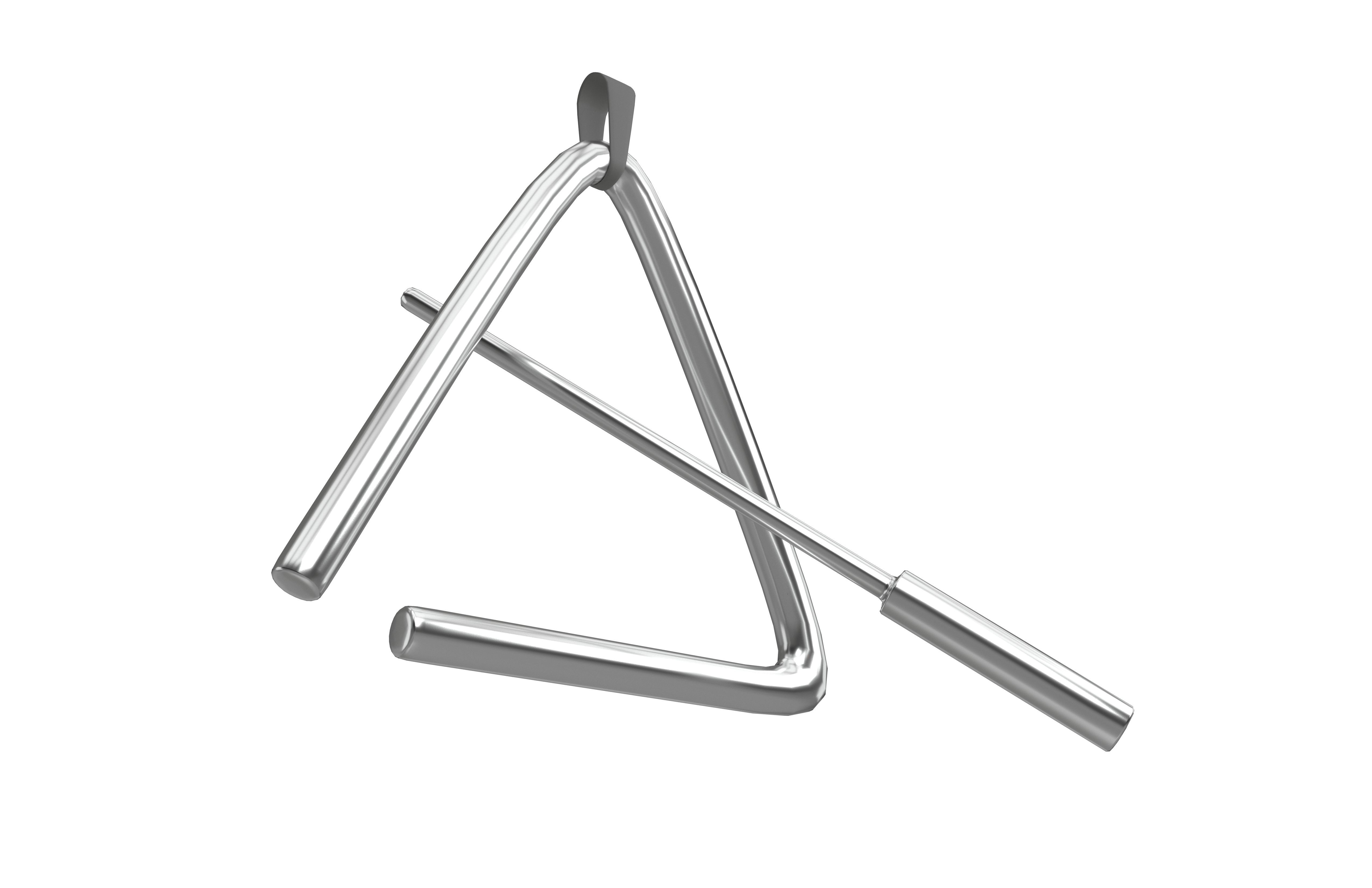 Musical Triangle v1 001 Low-poly 3D model_3