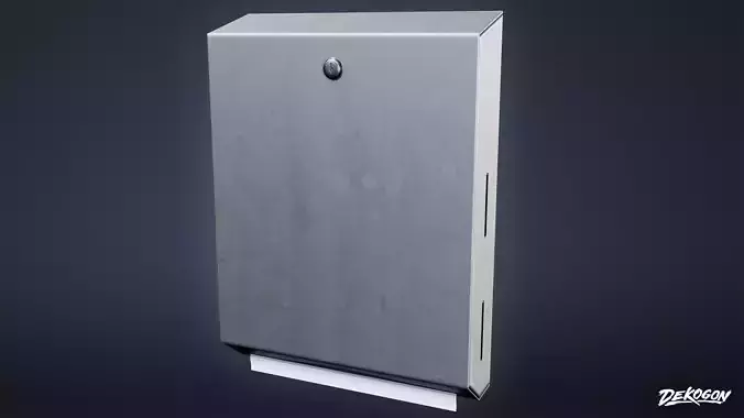 HOSPITAL - Towel Dispenser 01 - LOW POLY