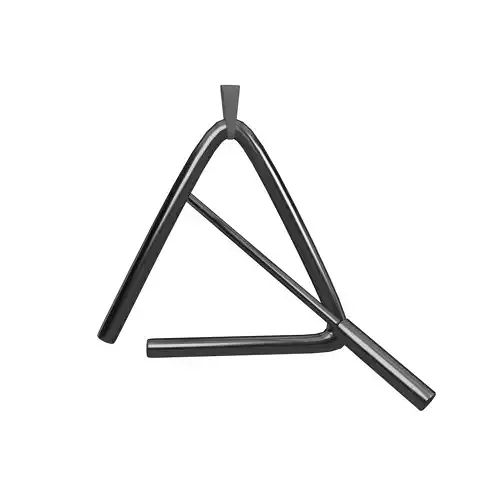 Musical Triangle v1 003 Low-poly 3D model