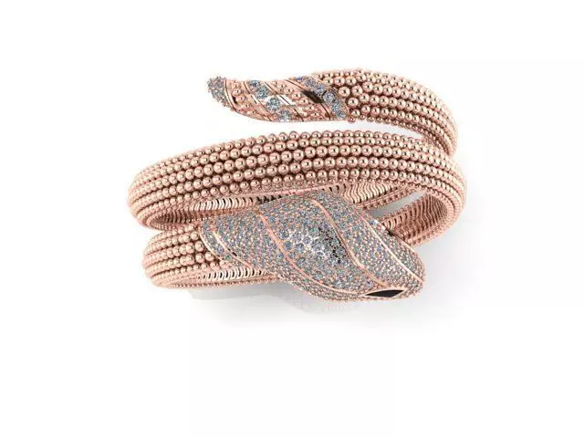 Bvlgari bracelet 3D print model_0