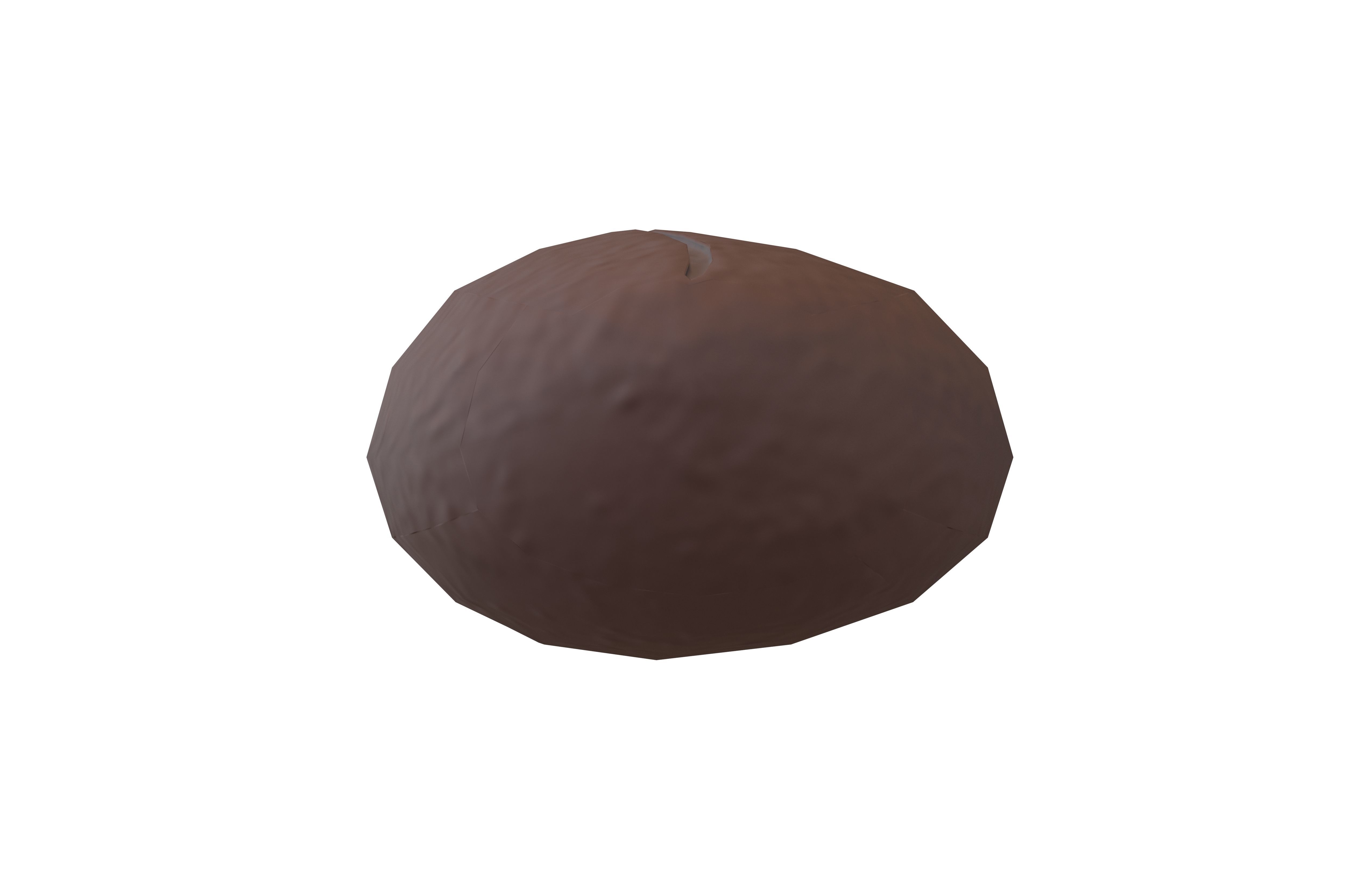 Coffee Beans v1 002 Low-poly 3D model_1
