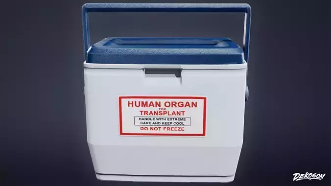 HOSPITAL - Transplant Cooler 01 - LOW POLY