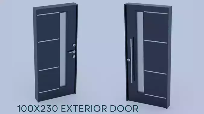 Exterior Door V1 100x230