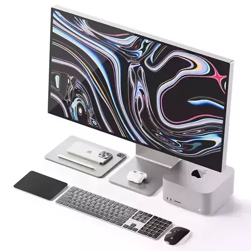 Apple Set 3D model