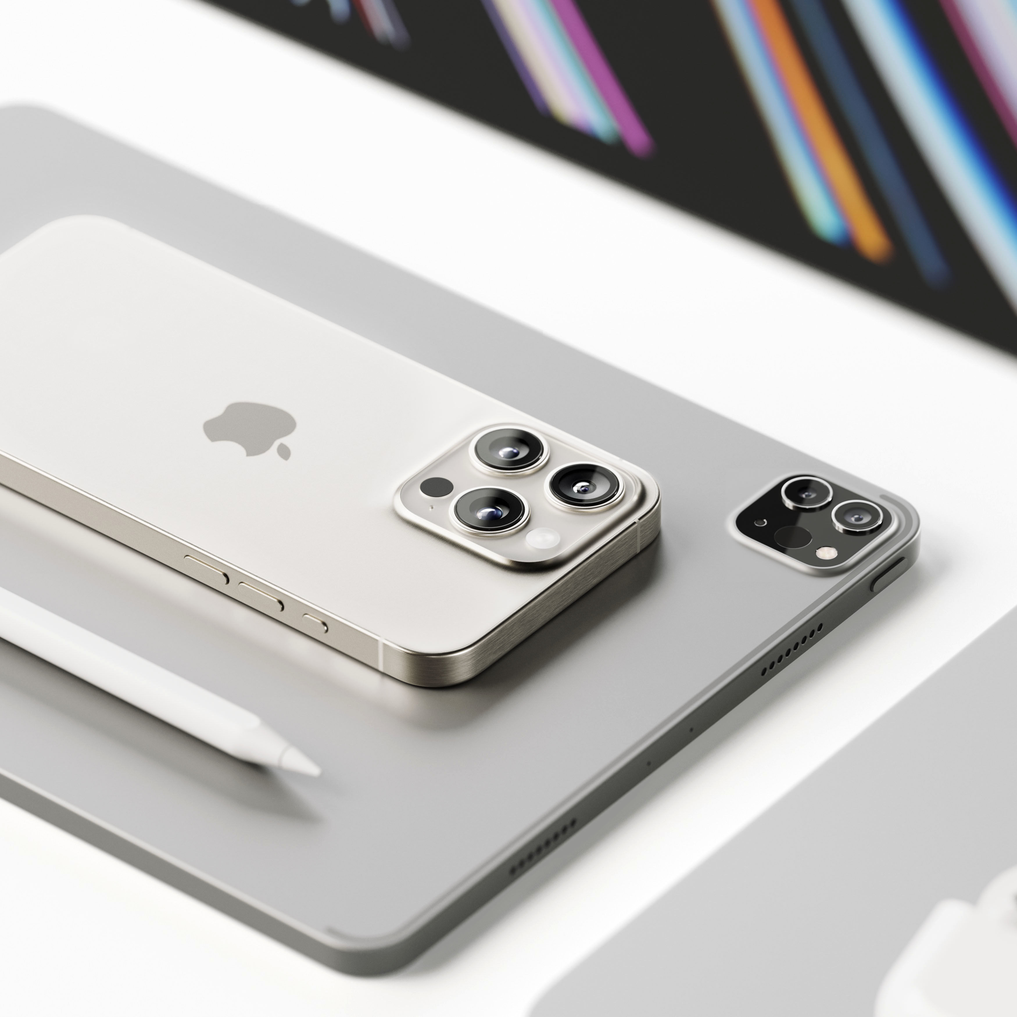 Apple Set 3D model_3