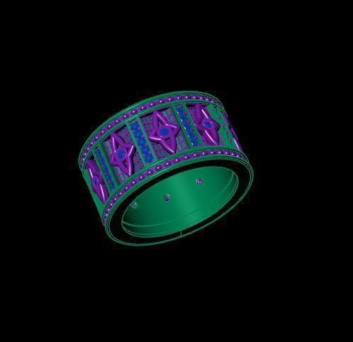 Rings 3D print model_2