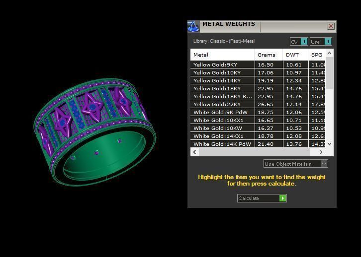 Rings 3D print model_4