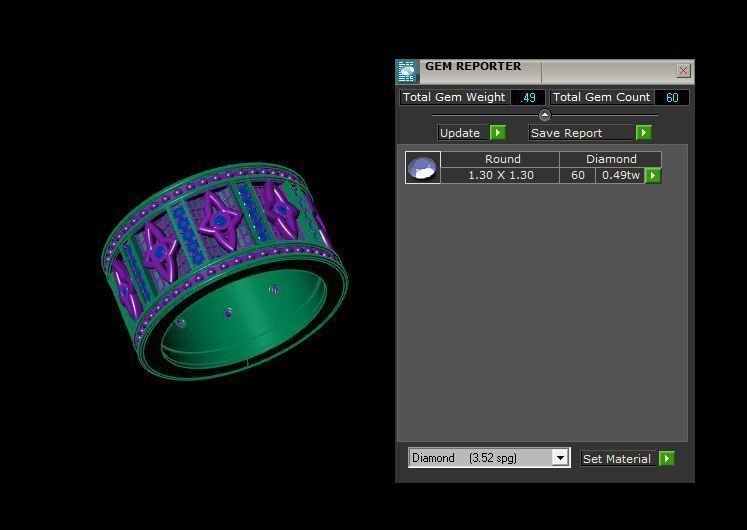Rings 3D print model_3