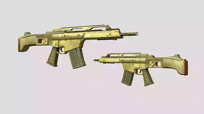 gun low poly gun gun for 3d gaming