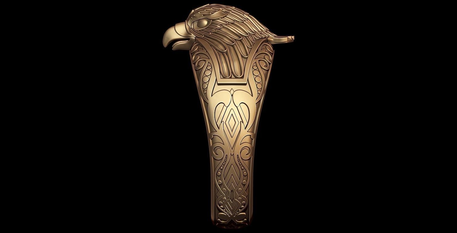 EAGLE RING 3D print model_2